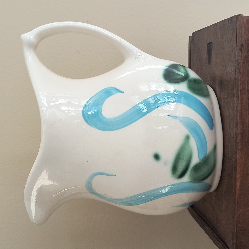 Roseville Painted Pitcher - Picture 5 of 12
